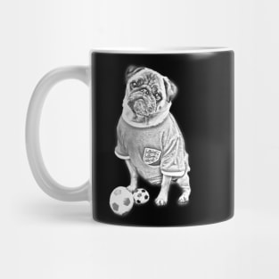 Pug Sketch Art Design Mug